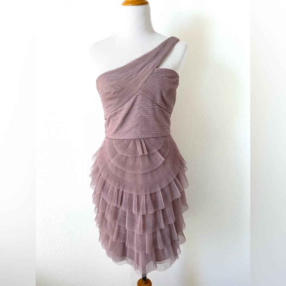 BCBG Ella One-Shoulder Cocktail Dress - Picture 5 of 9